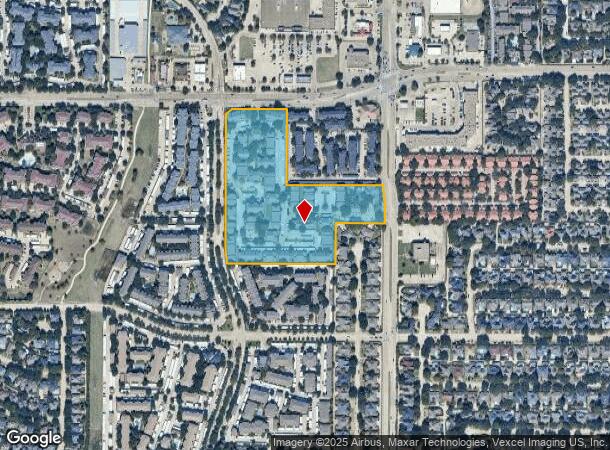  18081 Midway Rd, Dallas, TX Parcel Map