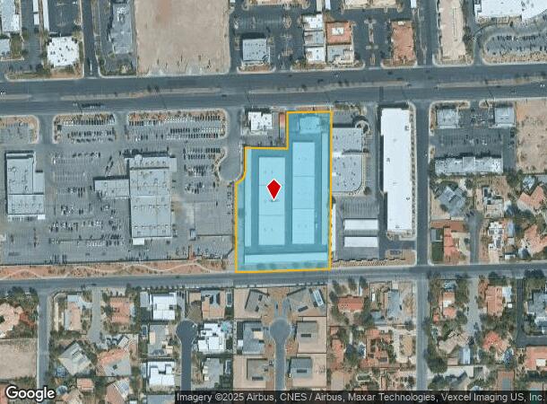  7525 W Sahara Ave, Las Vegas, NV Parcel Map
