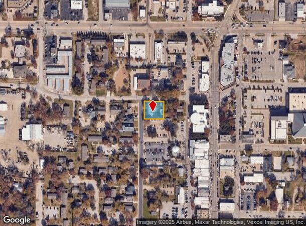 203 Church St, Grapevine, TX Parcel Map