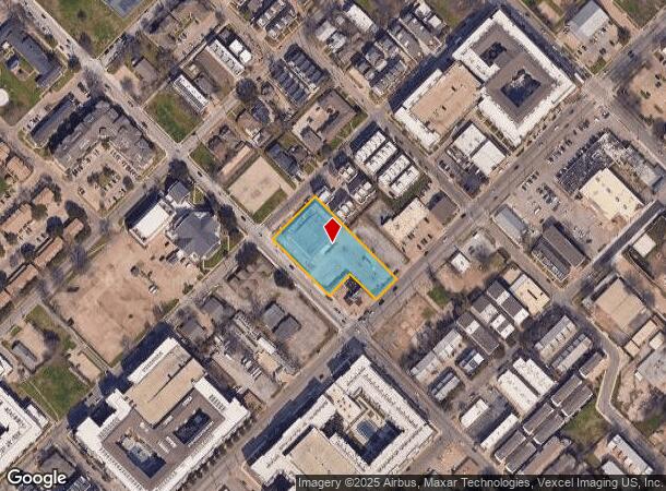  3807 Ross Ave, Dallas, TX Parcel Map