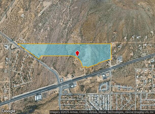 3901 S Kinney Rd, Tucson, AZ Parcel Map