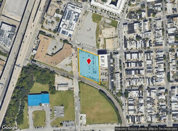  155 W Ostend St, Baltimore, MD Parcel Map