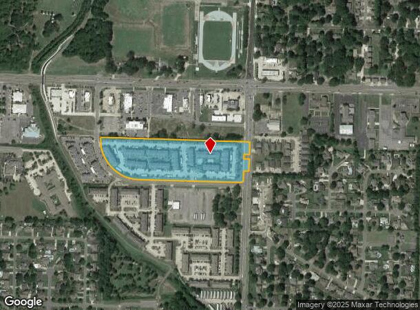  825 S Donaghey Ave, Conway, AR Parcel Map