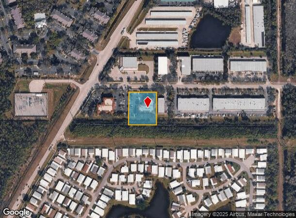  1016 Collier Center Way, Naples, FL Parcel Map