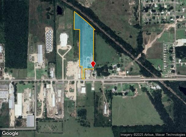  1530 Highway 90 W, Jennings, LA Parcel Map