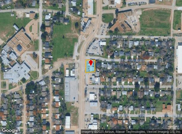  809 S Cherry Ln, Fort Worth, TX Parcel Map