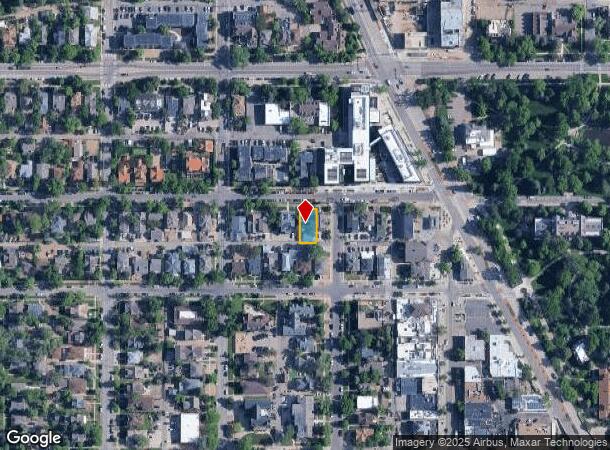 1138 Pleasant St, Boulder, CO Parcel Map