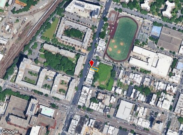 598 Morris Ave, Bronx, NY Parcel Map
