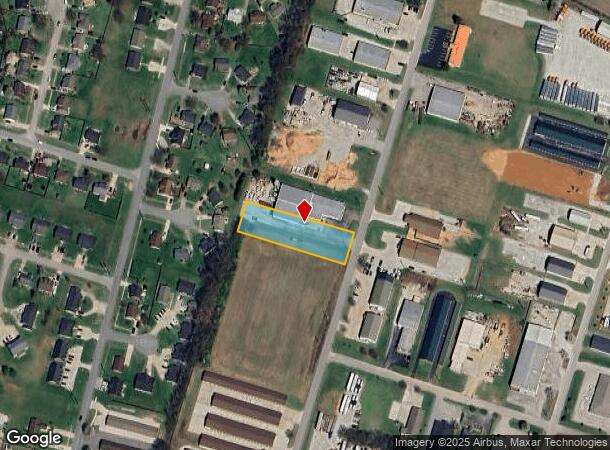 2100 Pennebaker Ave, Bardstown, KY Parcel Map