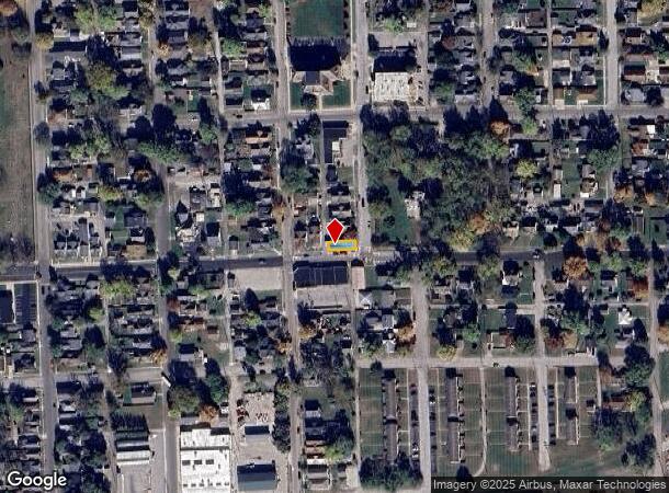  1604 Home Ave, Columbus, IN Parcel Map