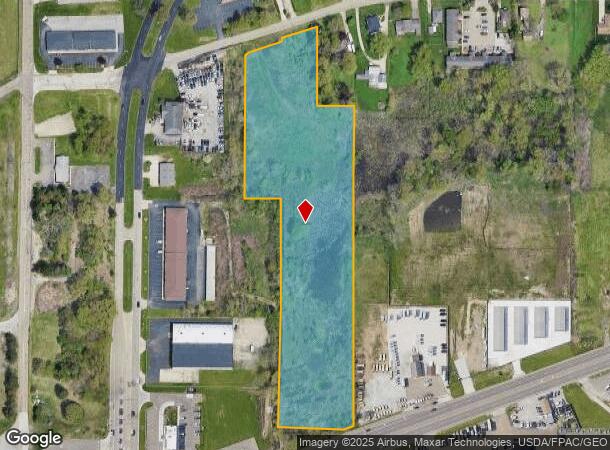  1830 Springfield Lake Blvd, Akron, OH Parcel Map