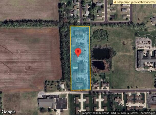  1101 El Camino Dr, Pekin, IL Parcel Map