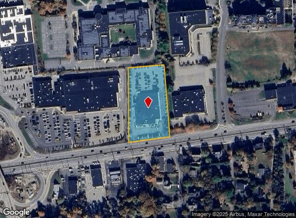 817 Worcester St, Natick, MA Parcel Map