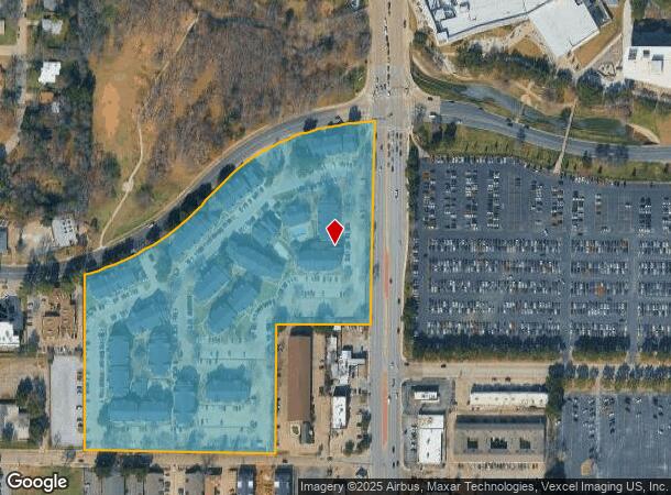 1140 S Cooper St, Arlington, TX Parcel Map