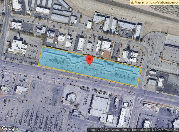  7500 N Mesa St, El Paso, TX Parcel Map