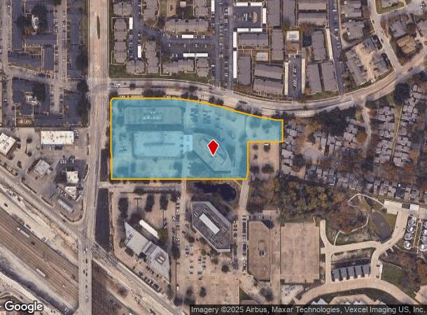  12160 Abrams Rd, Dallas, TX Parcel Map