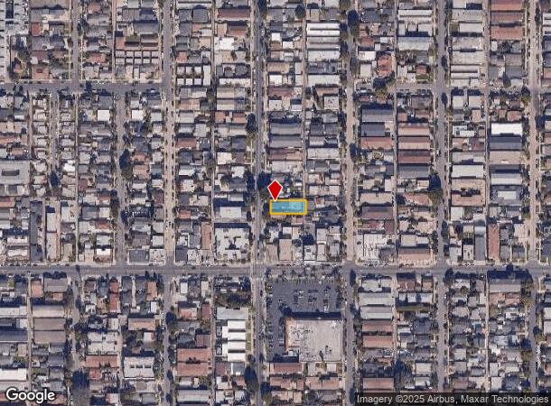 1036 Cherry Ave, Long Beach, CA Parcel Map