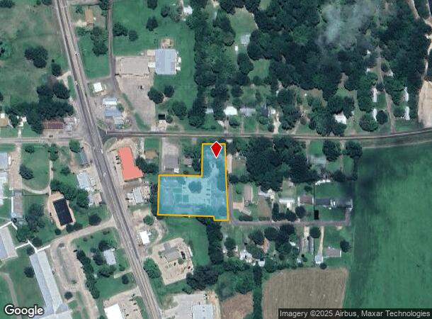  E Oak St At Tullis Ln, Yantis, TX Parcel Map