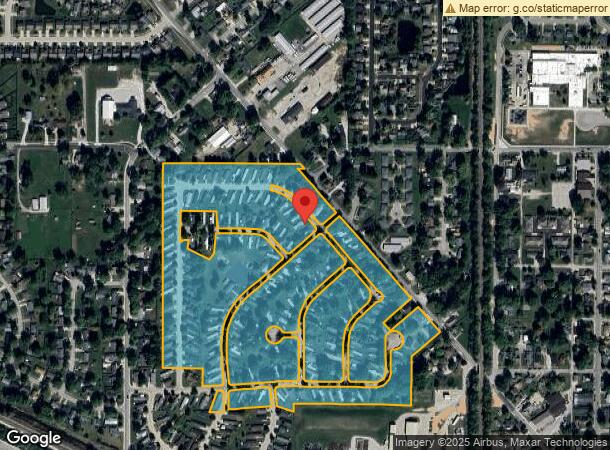  1020 Lafayette Ave, Lebanon, IN Parcel Map