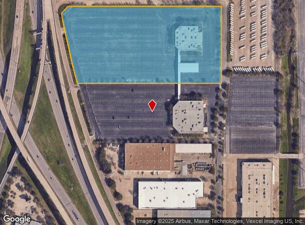  10707 Finnell St, Dallas, TX Parcel Map