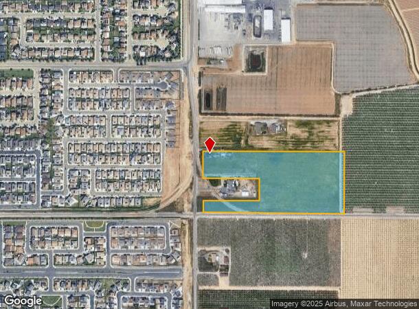  878 S Temperance Ave, Fresno, CA Parcel Map