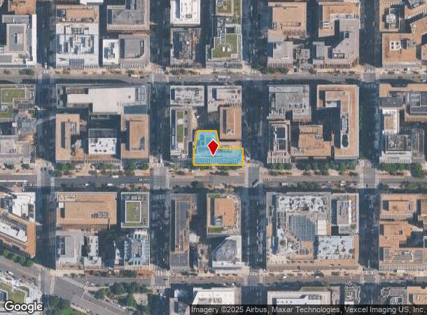  1909 K St Nw, Washington, DC Parcel Map