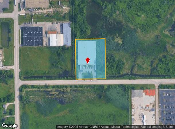  2450 W Horner Ave, University Park, IL Parcel Map