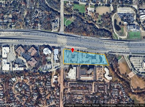 12800 Hillcrest Rd, Dallas, TX Parcel Map