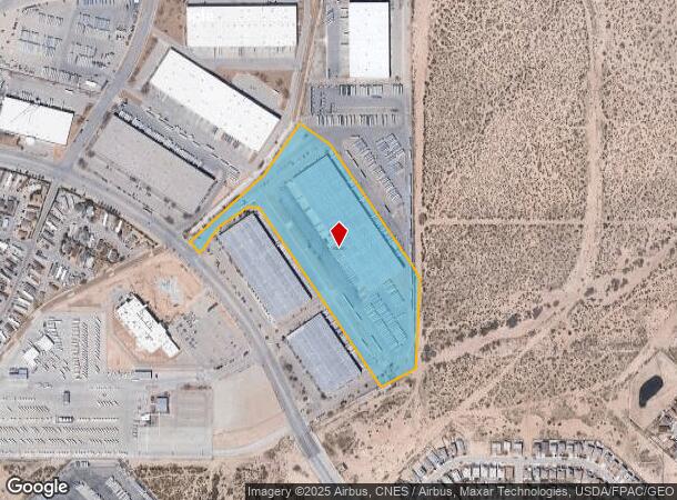  12425 Rojas Dr, El Paso, TX Parcel Map