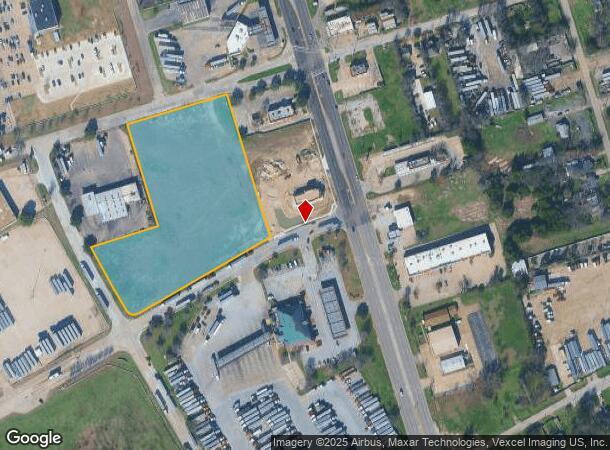 2525 Motor City Blvd, Dallas, TX Parcel Map