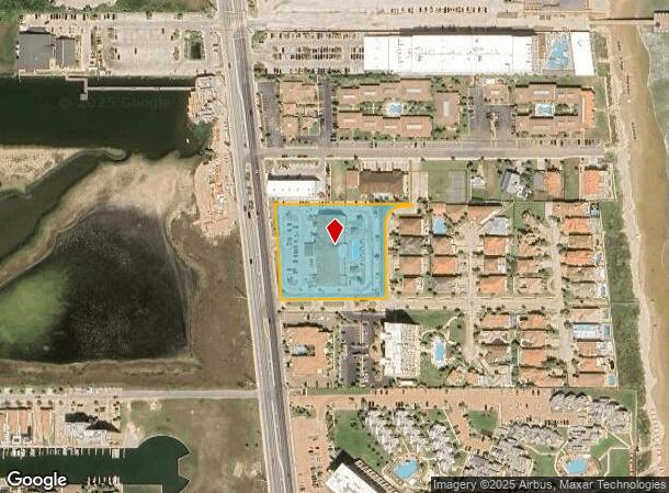  6502 Padre Blvd, South Padre Island, TX Parcel Map