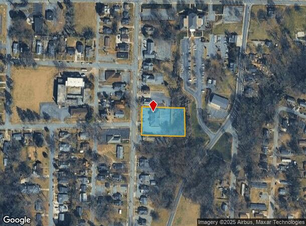  401 4Th St Sw, Hickory, NC Parcel Map