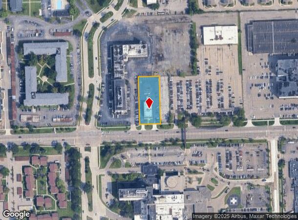  15990 W 9 Mile Rd, Southfield, MI Parcel Map