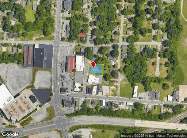  210 4Th St, High Point, NC Parcel Map