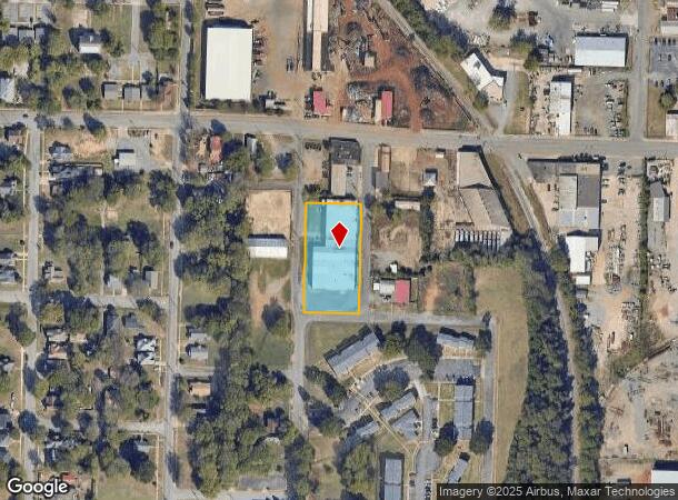  922 Shall St, Little Rock, AR Parcel Map