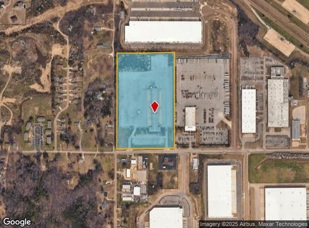 8100 W Sandidge Rd, Olive Branch, MS Parcel Map