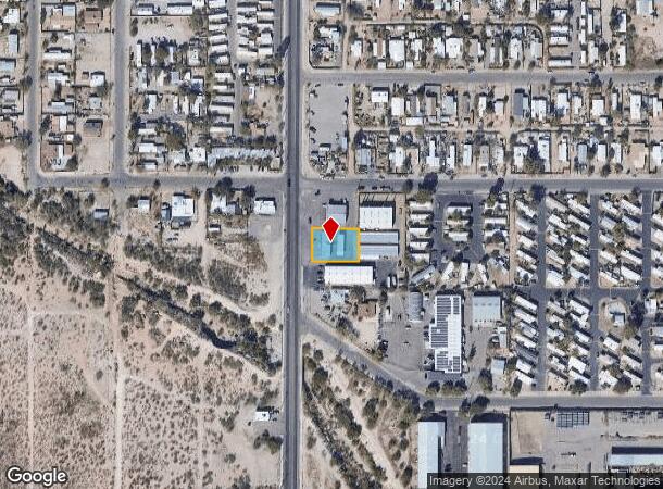  6321 S Park Ave, Tucson, AZ Parcel Map