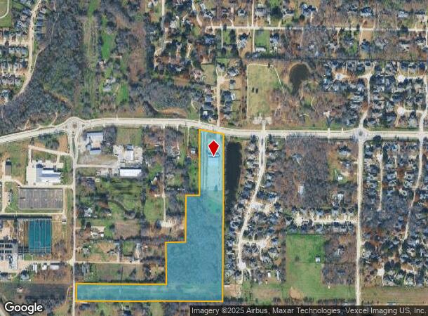 3806 Curry Rd, Arlington, TX Parcel Map