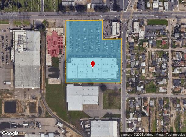  1300 W Main St, Turlock, CA Parcel Map