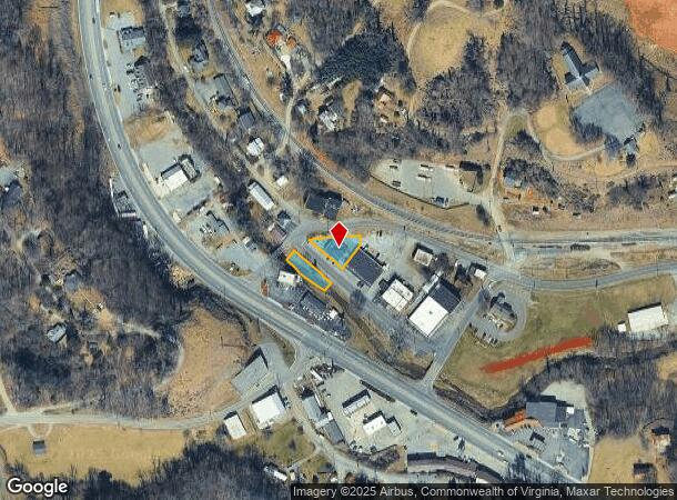  100 Main St, Boones Mill, VA Parcel Map