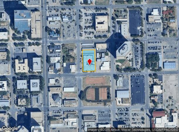  500 N Colorado St, Midland, TX Parcel Map