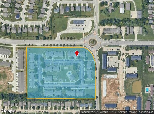 3100 Coppergate Dr, Lafayette, IN Parcel Map