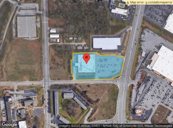  1332 S Pleasantburg Dr, Greenville, SC Parcel Map