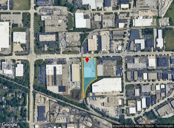 1545 W Fullerton Ave, Addison, IL Parcel Map