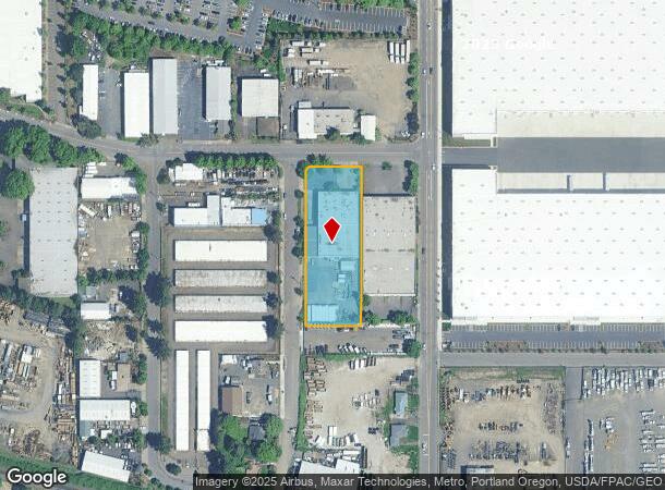  13650 Ne Whitaker Way, Portland, OR Parcel Map