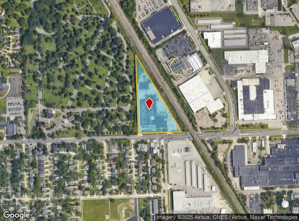  3200 W 14 Mile Rd, Royal Oak, MI Parcel Map