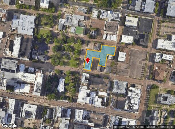 202 N Congress St, Jackson, MS Parcel Map