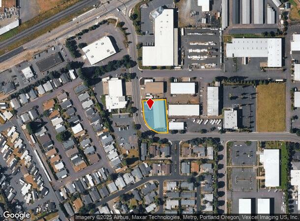  254 S Pine St, Canby, OR Parcel Map