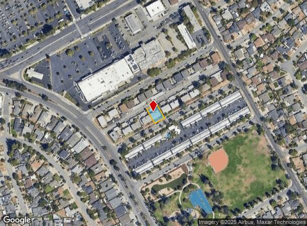  1801 Bradford Way, San Jose, CA Parcel Map