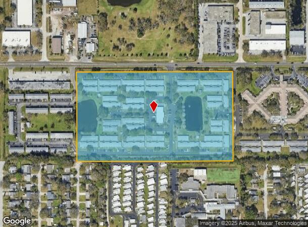  4100 62Nd Ave N, Pinellas Park, FL Parcel Map